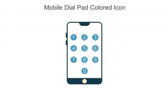 Mobile Dial Pad Colored Icon In Powerpoint Pptx Png And Editable Eps Format