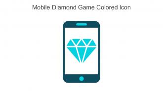 Mobile Diamond Game Colored Icon In Powerpoint Pptx Png And Editable Eps Format