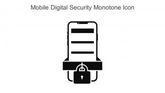 Mobile Digital Security Monotone Icon In Powerpoint Pptx Png And Editable Eps Format