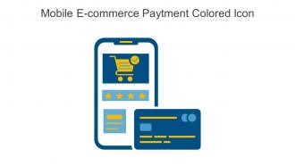 Mobile E Commerce Paytment Colored Icon In Powerpoint Pptx Png And Editable Eps Format