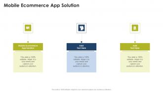 Mobile Ecommerce App Solution In Powerpoint And Google Slides Cpb