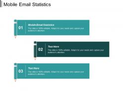 Mobile email statistics ppt powerpoint presentation infographics examples cpb