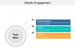 Mobile engagement ppt powerpoint presentation slides model cpb