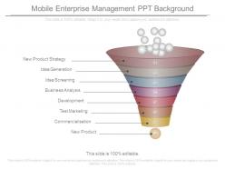 Mobile Enterprise Management Ppt Background