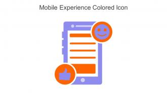 Mobile Experience Colored Icon In Powerpoint Pptx Png And Editable Eps Format