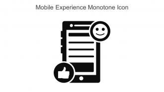 Mobile Experience Monotone Icon In Powerpoint Pptx Png And Editable Eps Format