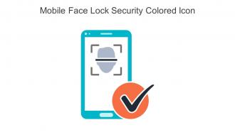 Mobile Face Lock Security Colored Icon In Powerpoint Pptx Png And Editable Eps Format