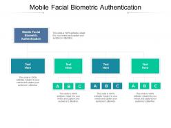 Mobile facial biometric authentication ppt powerpoint presentation professional clipart cpb