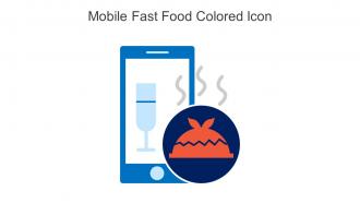Mobile Fast Food Colored Icon In Powerpoint Pptx Png And Editable Eps Format