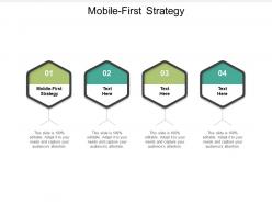 Mobile first strategy ppt powerpoint presentation layouts show cpb