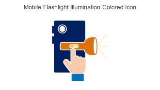 Mobile Flashlight Illumination Colored Icon In Powerpoint Pptx Png And Editable Eps Format
