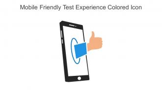 Mobile Friendly Test Experience Colored Icon In Powerpoint Pptx Png And Editable Eps Format