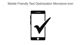 Mobile Friendly Test Optimization Monotone Icon In Powerpoint Pptx Png And Editable Eps Format