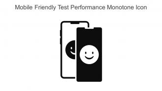 Mobile Friendly Test Performance Monotone Icon In Powerpoint Pptx Png And Editable Eps Format