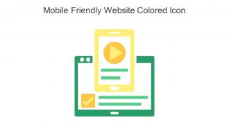 Mobile Friendly Website Colored Icon In Powerpoint Pptx Png And Editable Eps Format