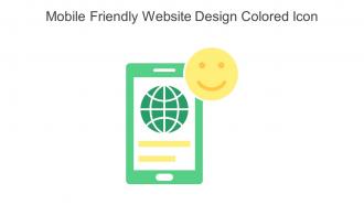 Mobile Friendly Website Design Colored Icon In Powerpoint Pptx Png And Editable Eps Format