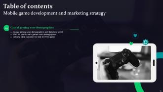 Mobile Game Development And Marketing Strategy Powerpoint Presentation Slides Informative Graphical