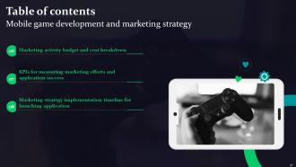 Mobile Game Development And Marketing Strategy Powerpoint Presentation Slides Image Captivating