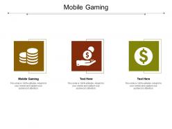 Mobile gaming ppt powerpoint presentation outline samples cpb