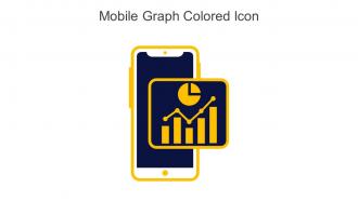 Mobile Graph Colored Icon In Powerpoint Pptx Png And Editable Eps Format