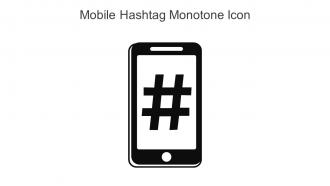 Mobile Hashtag Monotone Icon In Powerpoint Pptx Png And Editable Eps Format