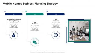 Mobile Homes Business Planning Strategy In Powerpoint And Google Slides Cpb