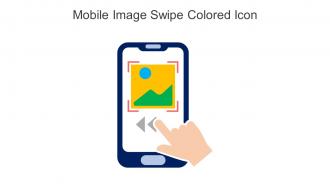 Mobile Image Swipe Colored Icon In Powerpoint Pptx Png And Editable Eps Format