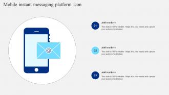 Mobile Instant Messaging Platform Icon