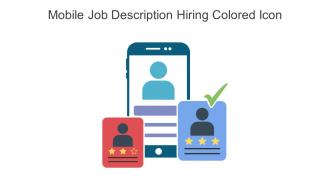 Mobile Job Description Hiring Colored Icon In Powerpoint Pptx Png And Editable Eps Format