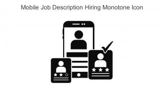 Mobile Job Description Hiring Monotone Icon In Powerpoint Pptx Png And Editable Eps Format