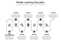 Mobile learning education ppt powerpoint presentation infographics layout ideas cpb