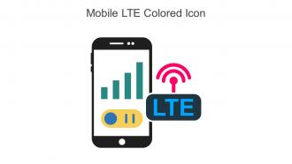 Mobile LTE Colored Icon In Powerpoint Pptx Png And Editable Eps Format