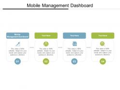Mobile management dashboard ppt powerpoint presentation pictures professional cpb