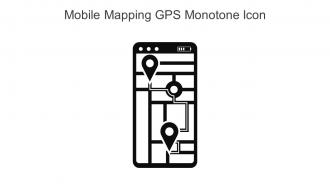 Mobile Mapping Gps Monotone Icon In Powerpoint Pptx Png And Editable Eps Format