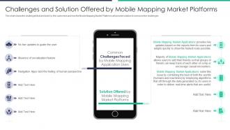 Mobile mapping market industry challenges and solution offered by mobile mapping market platforms