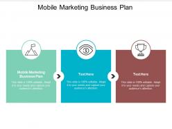 Mobile marketing business plan ppt powerpoint presentation outline example introduction cpb