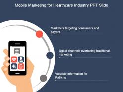 Mobile marketing for healthcare industry ppt slide themes
