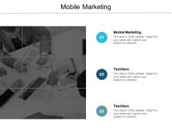 Mobile marketing ppt powerpoint presentation infographic template graphics cpb