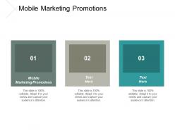 Mobile marketing promotions ppt powerpoint presentation portfolio visual aids cpb