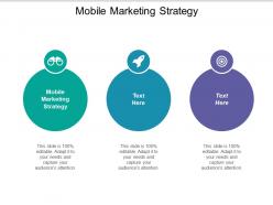 Mobile marketing strategy ppt powerpoint presentation show cpb