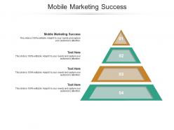 Mobile marketing success ppt powerpoint presentation model professional cpb