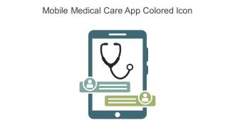 Mobile Medical Care App Colored Icon In Powerpoint Pptx Png And Editable Eps Format