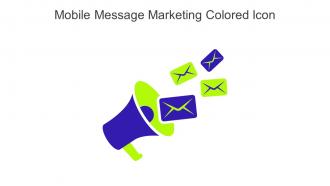 Mobile Message Marketing Colored Icon In Powerpoint Pptx Png And Editable Eps Format