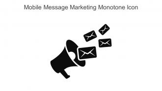 Mobile Message Marketing Monotone Icon In Powerpoint Pptx Png And Editable Eps Format