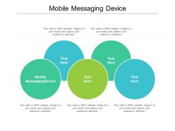 Mobile messaging device ppt powerpoint presentation styles deck cpb