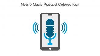Mobile Music Podcast Colored Icon In Powerpoint Pptx Png And Editable Eps Format