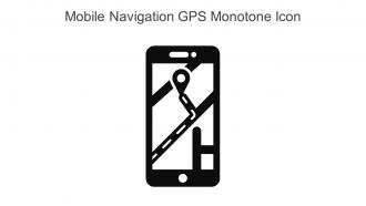 Mobile Navigation Gps Monotone Icon In Powerpoint Pptx Png And Editable Eps Format