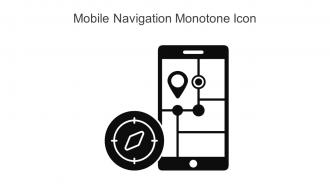 Mobile Navigation Monotone Icon In Powerpoint Pptx Png And Editable Eps Format