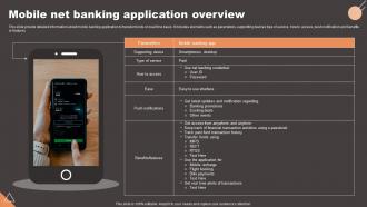 Mobile Net Banking Application Overview