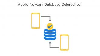 Mobile Network Database Colored Icon In Powerpoint Pptx Png And Editable Eps Format